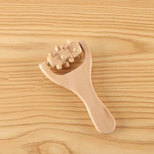 Wooden massage roller body - roller,