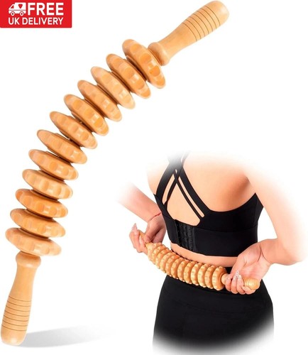 Wooden massage roller - massage,